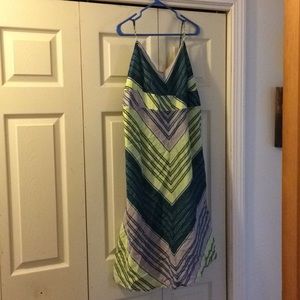 Old navy spaghetti strap sundress with tie back